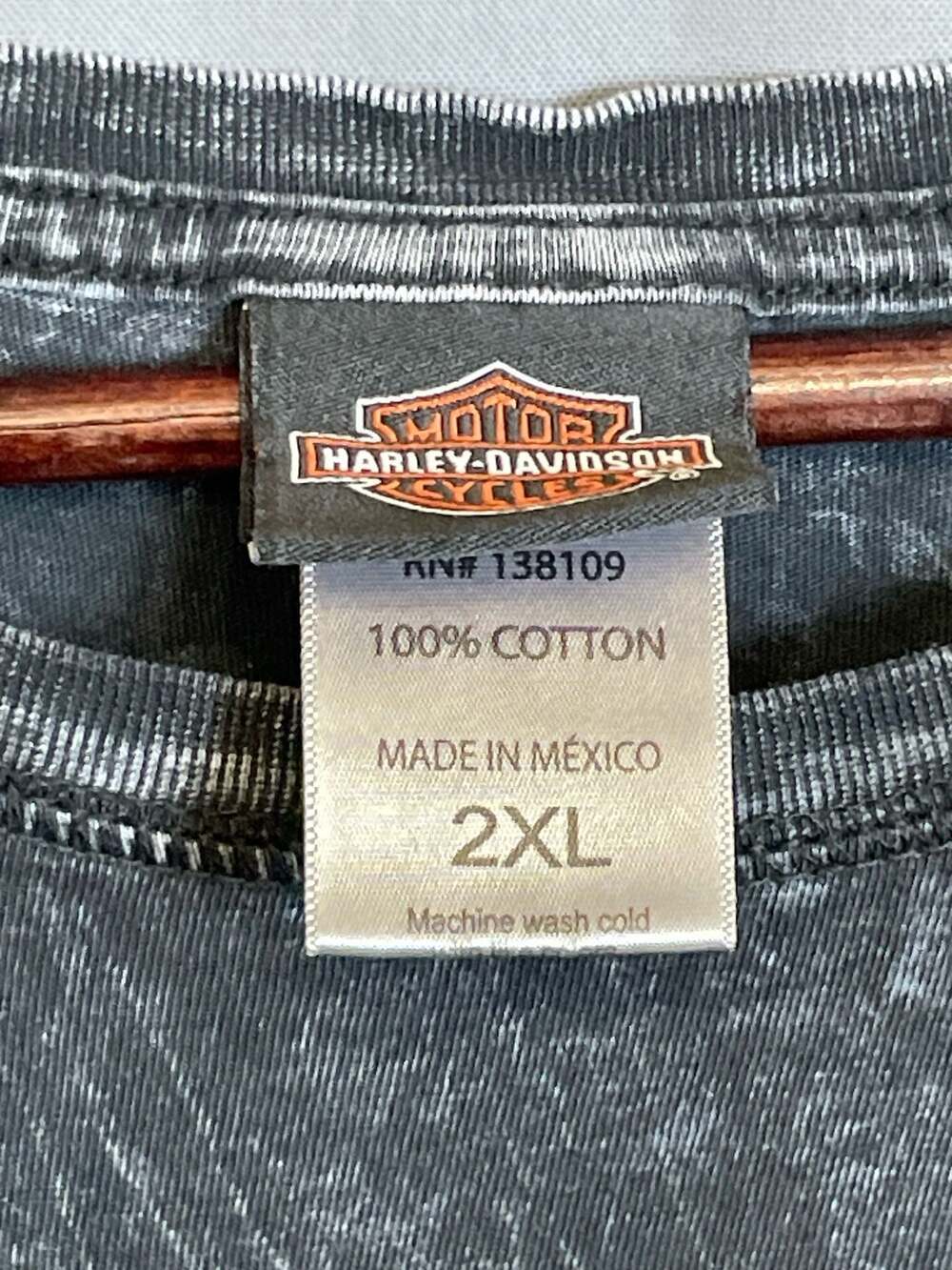 Harley-Davidson Myrtle Beach Cruisin' The Coast 2019 Graphic Acid Wash Men's 2XL - Picture 3 of 9